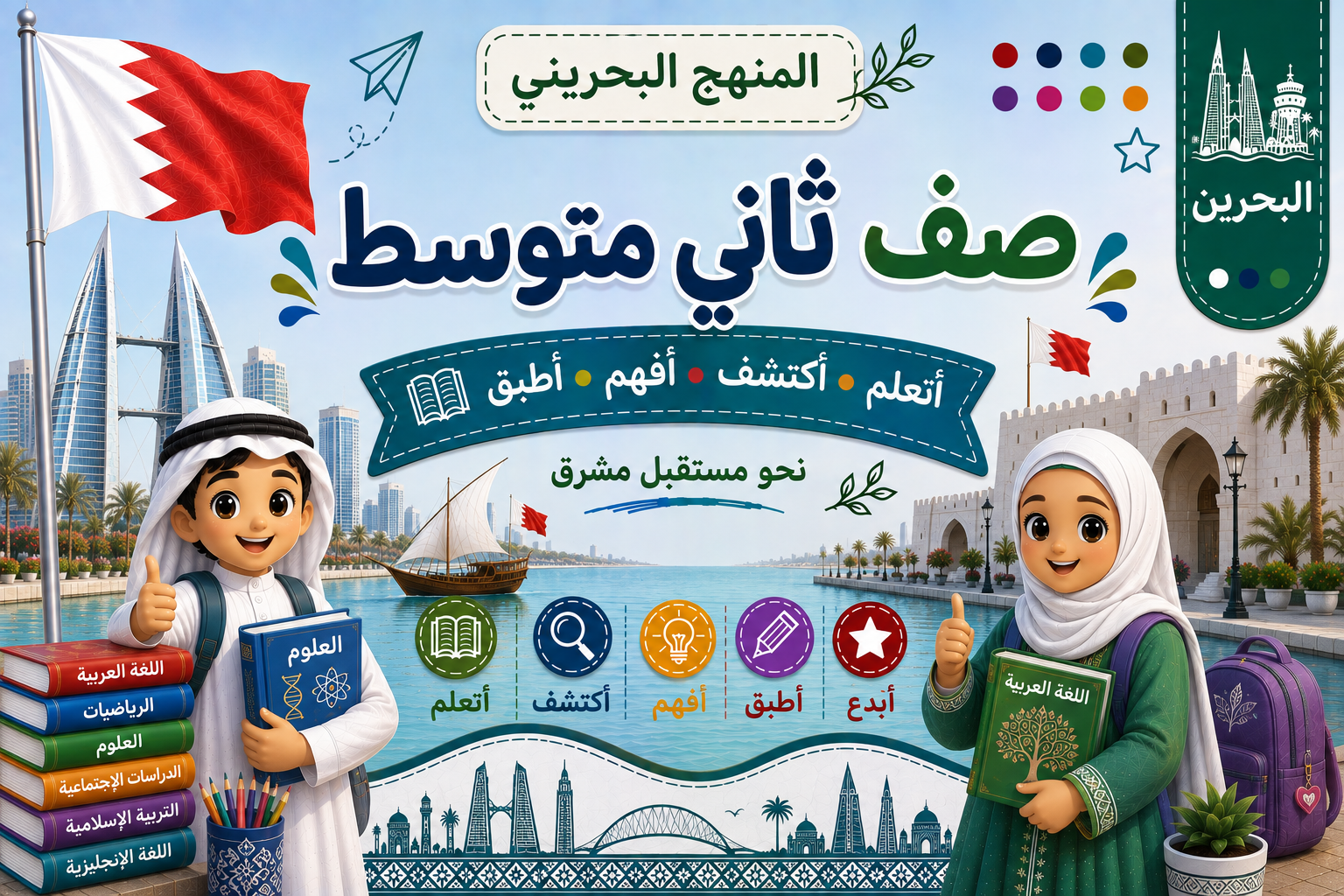 الصف الثانى الإعدادى البحرين
