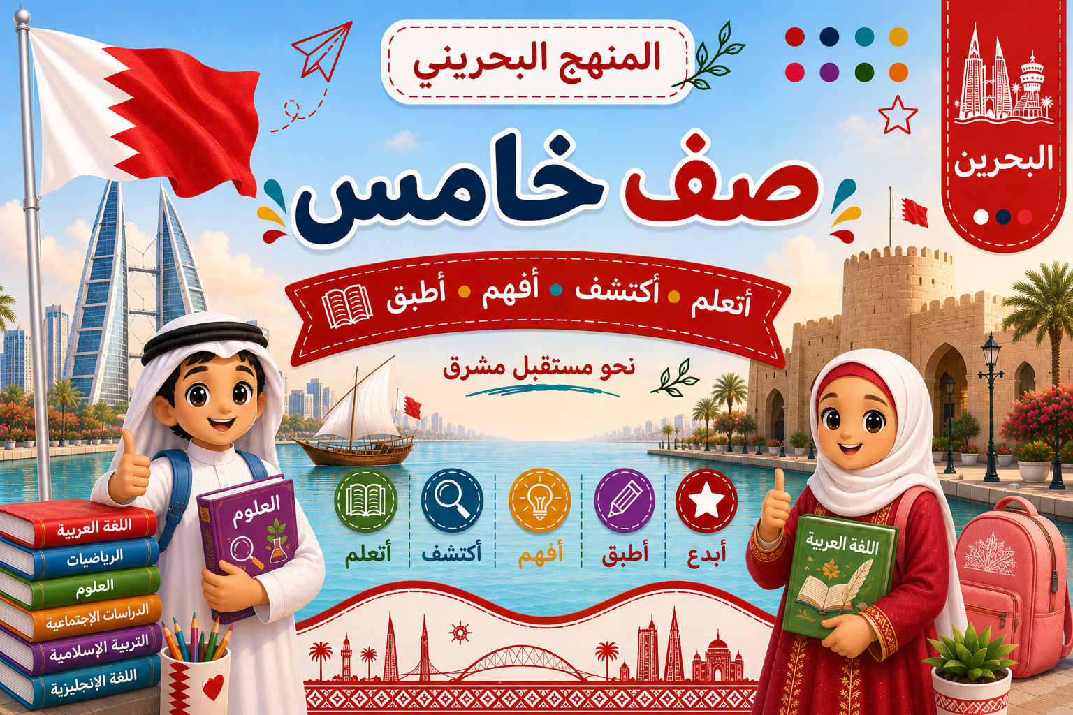 الصف الخامس الإبتدائى البحرين