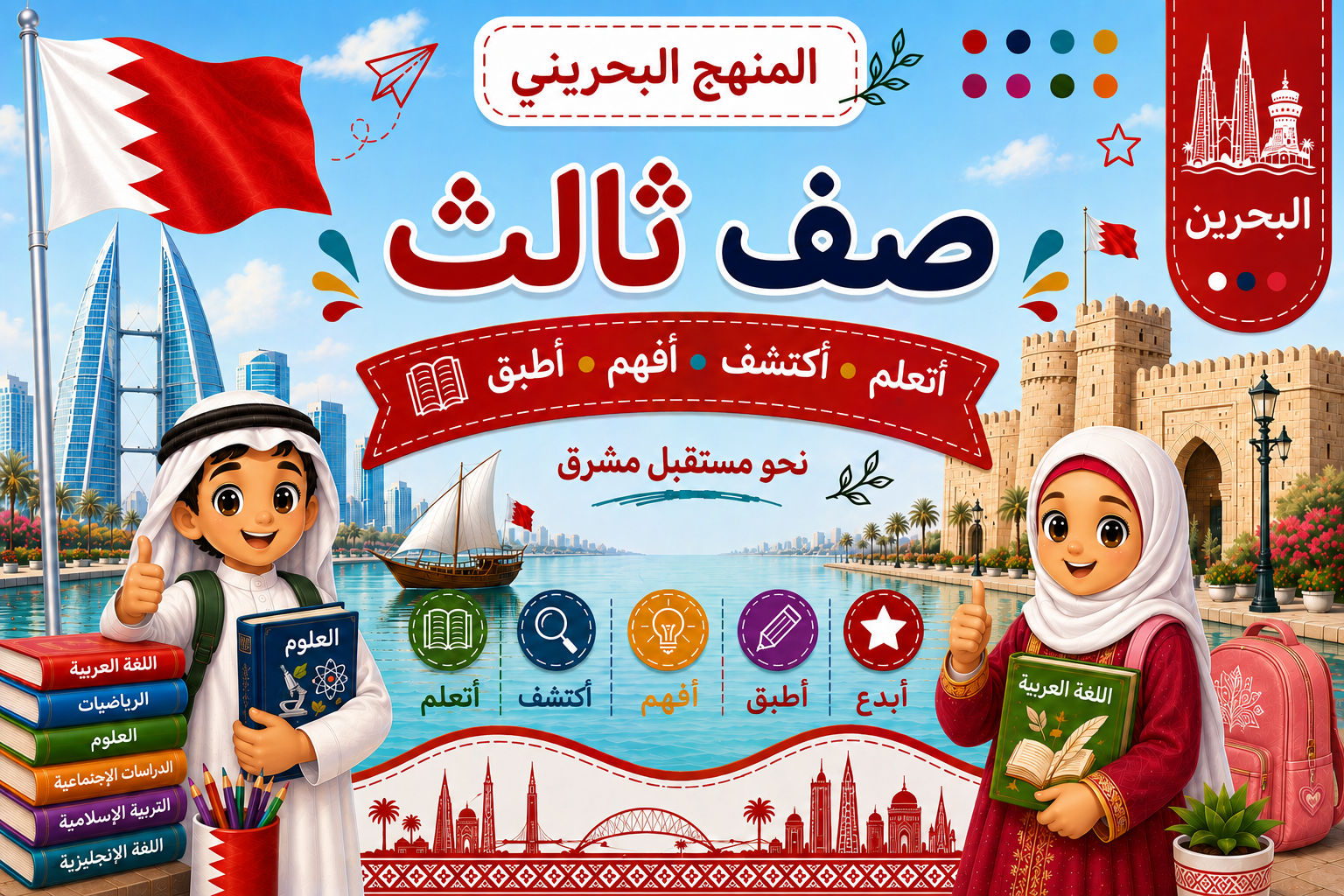 الصف الثالث الإبتدائى البحرين