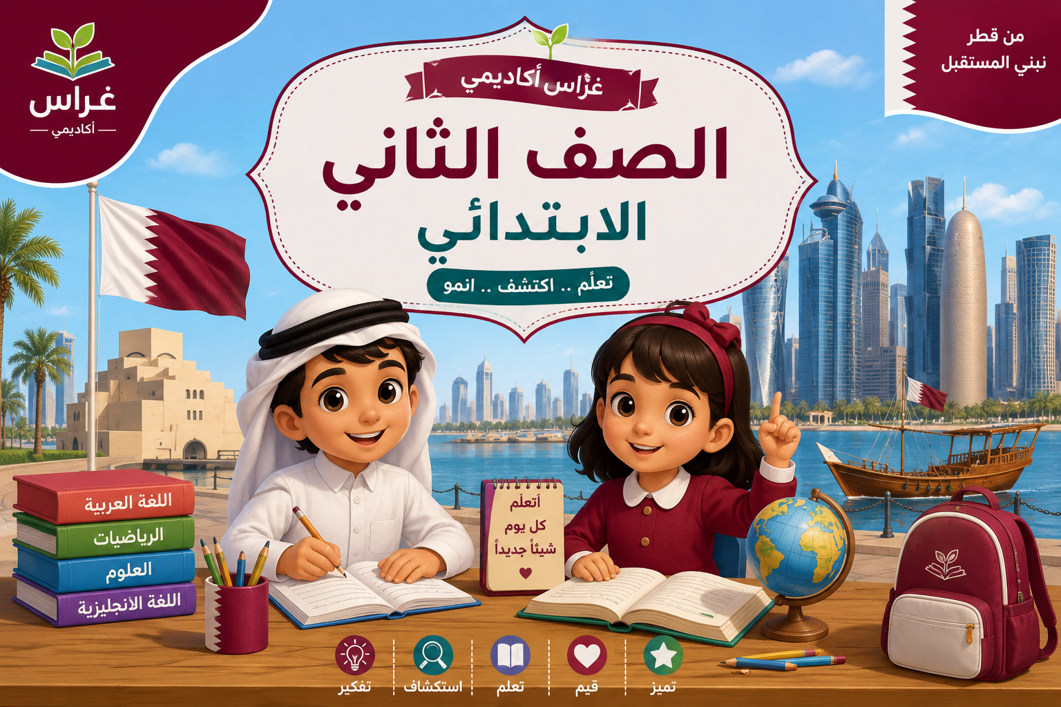 المستوى الثانى منهج قطر