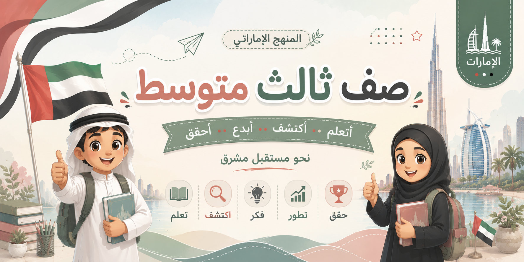 صف تاسع منهج الإمارات